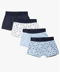 boxers en coton garcon (lot de 4) multicoloreI026201_1