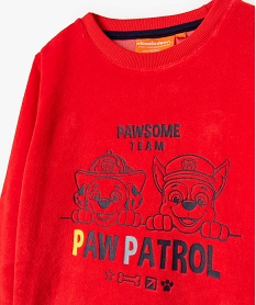pyjama garcon en velours avec motif - pat patrouille rougeI026401_2