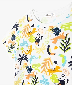 pyjashort garcon avec motifs multicolores imprimeI027201_2