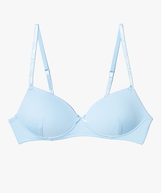 GEMO Soutien-gorge fille avec bretelles modulables bleu chine