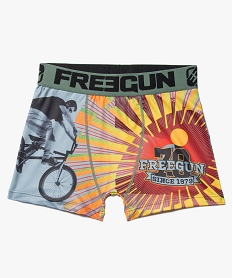 GEMO Boxer garçon avec motif vélo - Freegun Imprimé