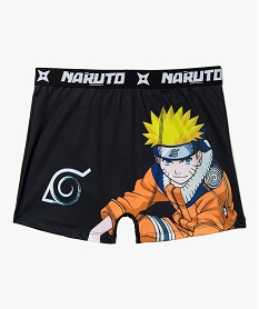 GEMO Boxer garçon à motifs Naruto kaki fonce