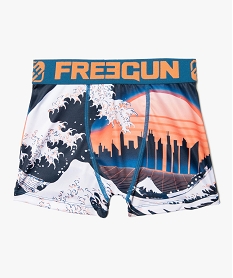 GEMO Boxer garçon avec motif urbain - Freegun Imprimé