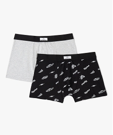 GEMO Boxer homme en coton stretch extensible (lot de 2) Imprimé