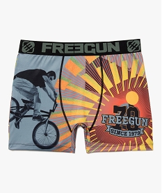 GEMO Boxer homme à motif BMX - Freegun Blanc