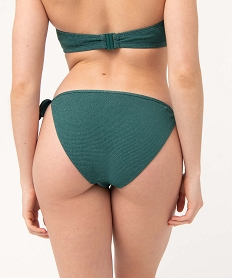 bas de maillot de bain femme paillete forme culotte vert bas de maillots de bainI047601_2