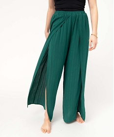 pantalon de plage femme ouvert sur l’avant vertI050001_1