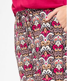 pantalon de pyjama femme imprime multicoloreI054301_2