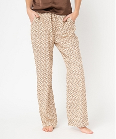 GEMO Pantalon de pyjama femme imprimé Imprimé