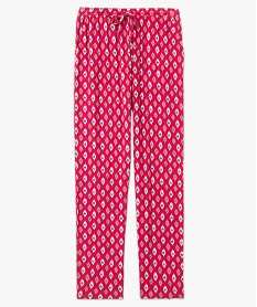 pantalon de pyjama fluide femme imprime bas de pyjamaI054701_4