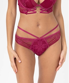 tanga femme en dentelle roseI057601_1