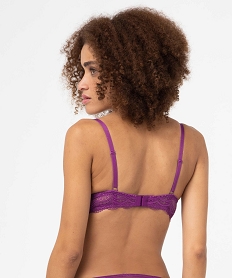 soutien-gorge forme corbeille en dentelle femme violet soutien gorge avec armaturesI063701_2