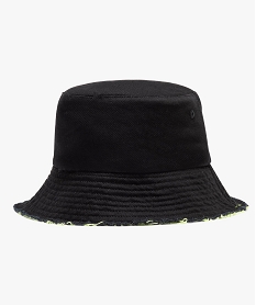 chapeau bob reversible avec bords sans coutures garcon vert standardI076701_2