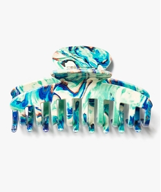 GEMO Pince crabe pour les cheveux à motifs femme Multicolore