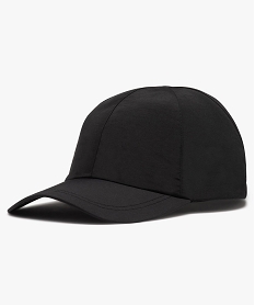 casquette homme en toile legere unie noir standardI081001_1