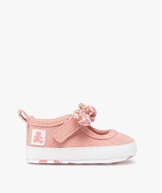 chaussons de naissance bebe fille style babies lulucastagnette roseI082201_1