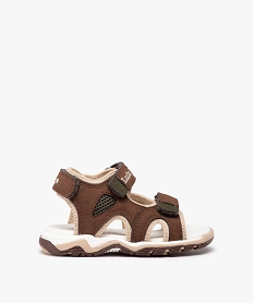 GEMO Sandales bébé garçon style sport - LuluCastagnette marron chine