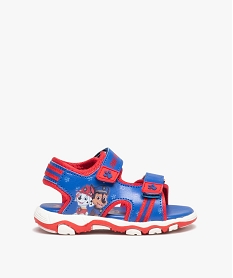 GEMO Sandales bébé garçon double brides à scratch - Pat Patrouille bleu standard