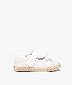 GEMO Babies bébé fille en toile unie façon dentelle anglaise blanc standard