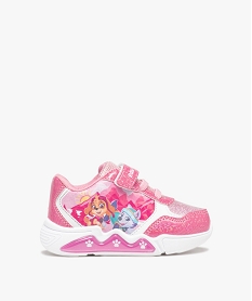 GEMO Baskets fille pailletées à semelle lumineuse - Pat Patrouille rose standard