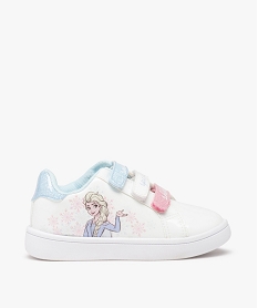 GEMO Baskets fille vernies à détails brillants - Reine des neiges blanc standard