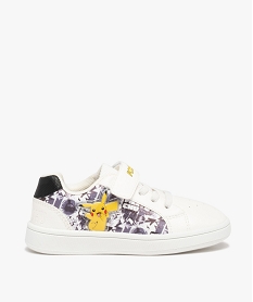 GEMO Baskets garçon Pikachu à lacets et scratch - Pokémon blanc standard