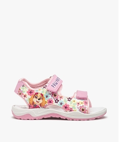 GEMO Sandales sport fille à brides scratch – Pat Patrouille rose vif
