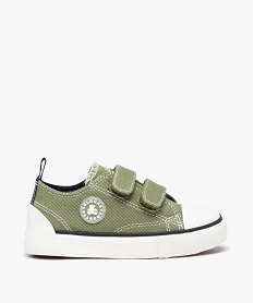 GEMO Baskets garçon en toile unie à bout renforcé – LuluCastagnette kaki standard