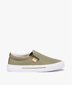 slip-on garcon en toile unie a col elastique vertI109201_1