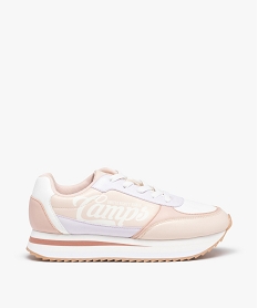 GEMO Baskets fille retro running plateforme – Camps United rose standard