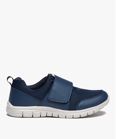 baskets homme style running unies sans lacets - beppi bleu baskets et tennisI121501_1