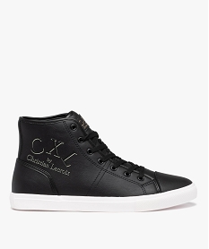 GEMO Baskets homme mid-cut unies à lacets – CXL by Christian Lacroix Noir