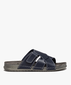 GEMO Mules confort multibrides croisées homme Bleu