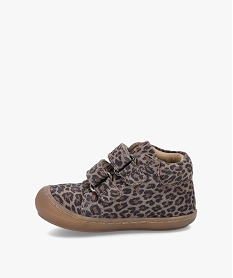 chaussures premiers pas bebe fille dessus cuir leopard – na! brun chaussures de parcI168001_3