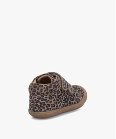 chaussures premiers pas bebe fille dessus cuir leopard – na! brun chaussures de parcI168001_4