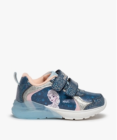 GEMO Baskets fille à semelle lumineuse – La Reine des neiges bleu standard