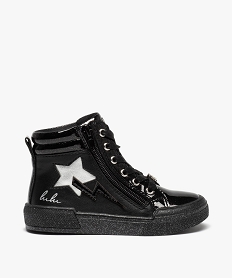GEMO Baskets fille semi-montantes pailletées - LuluCastagnette noir standard