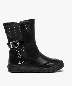 GEMO Boots fille zippées motifs étoile – LuluCastagnette Noir