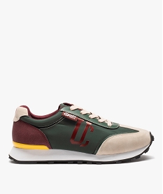 GEMO Baskets garçon retro running colorées - Camps United vert standard