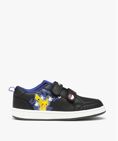 GEMO Baskets garçon à scratchs imprimées Pikachu - Pokémon noir standard