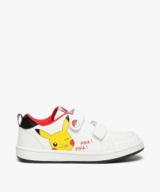 GEMO Baskets garçon imprimées Pikachu à scratch – Pokémon blanc standard