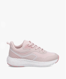 GEMO Baskets fille jogger extra légères en mesh rose standard