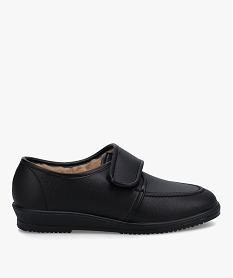 derbies femme confort unis a doublure fourree noir derbiesI198201_1