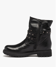 boots femme style rock dessus cuir et clous - taneo noirI208701_3