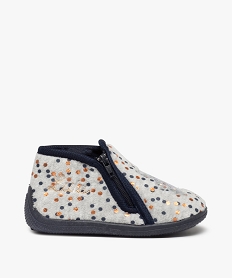 GEMO Chaussons bébé fille bottillons à pois brillants - LuluCastagnette Gris