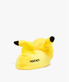 chaussons garcon en volume pikachu - pokemon jauneI227301_4