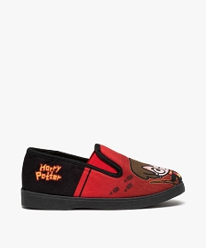 GEMO Chaussons garçon en velours ras imprimé - Harry Potter Rouge