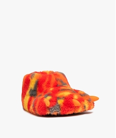 GEMO Chaussons garçon 3D patte de dinosaure orange standard