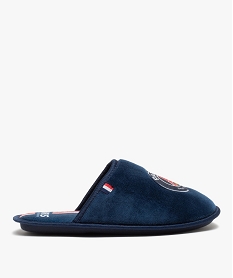 chaussons homme mules en velours imprime - paris saint-germain bleuI234501_1