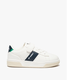 GEMO Baskets garçon à lacets élastiques et scratch – Umbro Nikky blanc chine